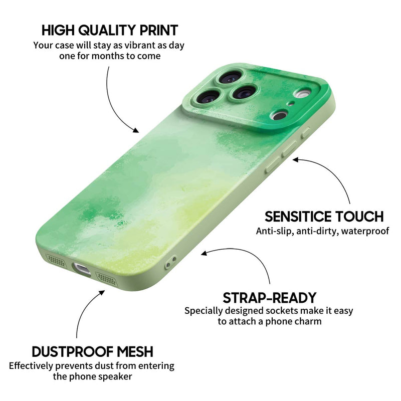 Green Shade - iPhone Silicone Case