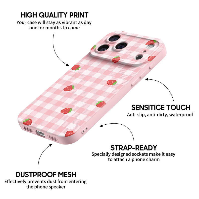 Sweet Strawberry - iPhone Silicone Case