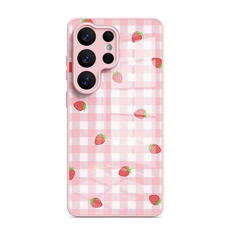 Sweet Strawberry - Samsung Glass Case