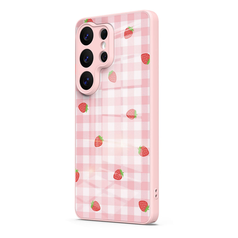 Sweet Strawberry - Samsung Glass Case