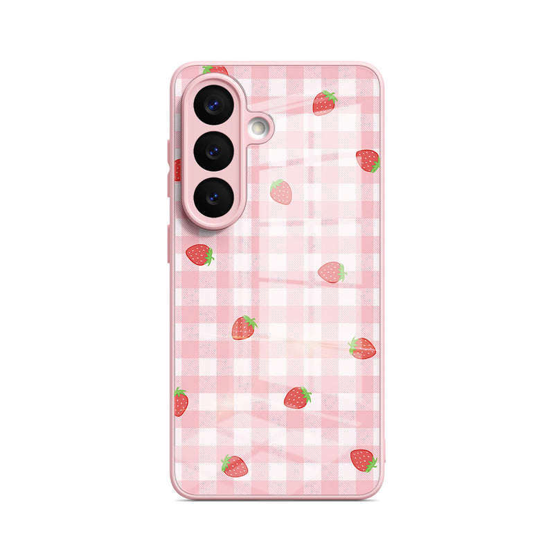 Sweet Strawberry - Samsung Glass Case