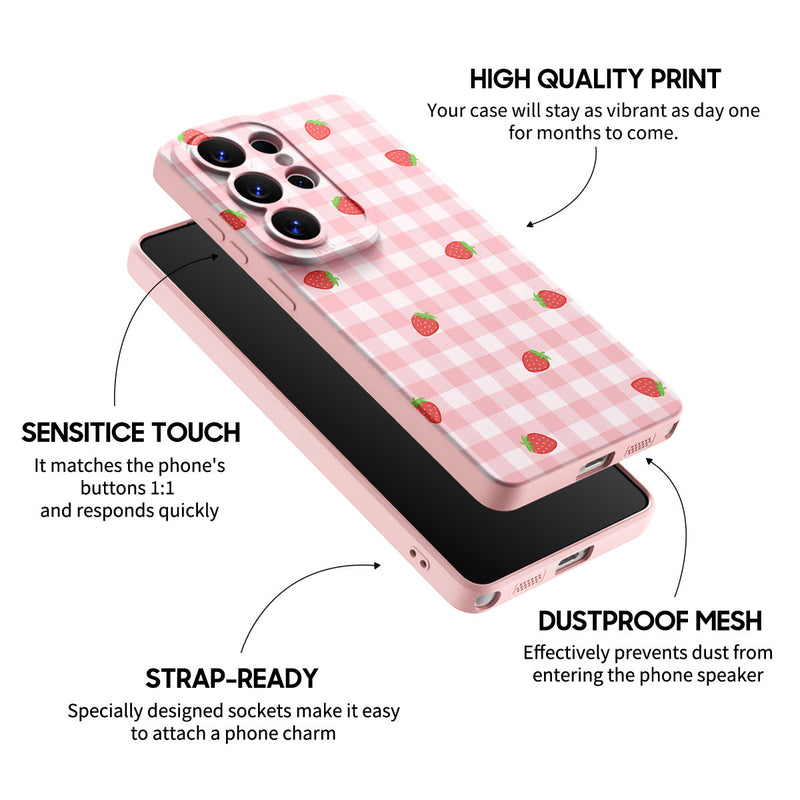 Sweet Strawberry - Samsung Silicone Case