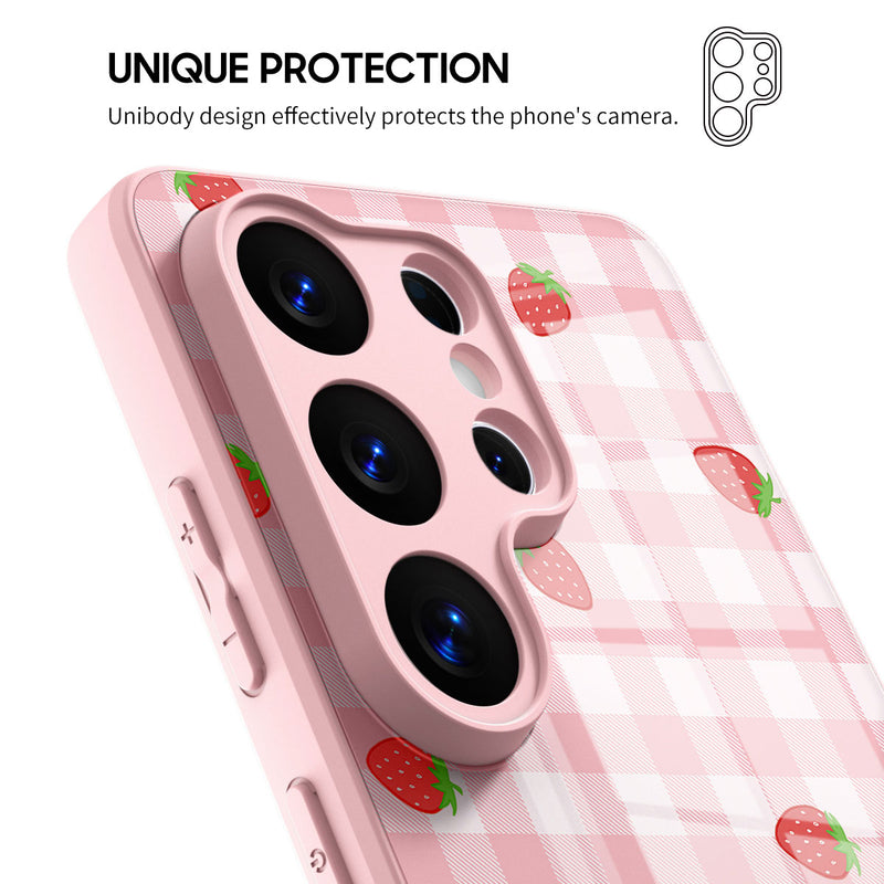 Sweet Strawberry - Samsung Glass Case