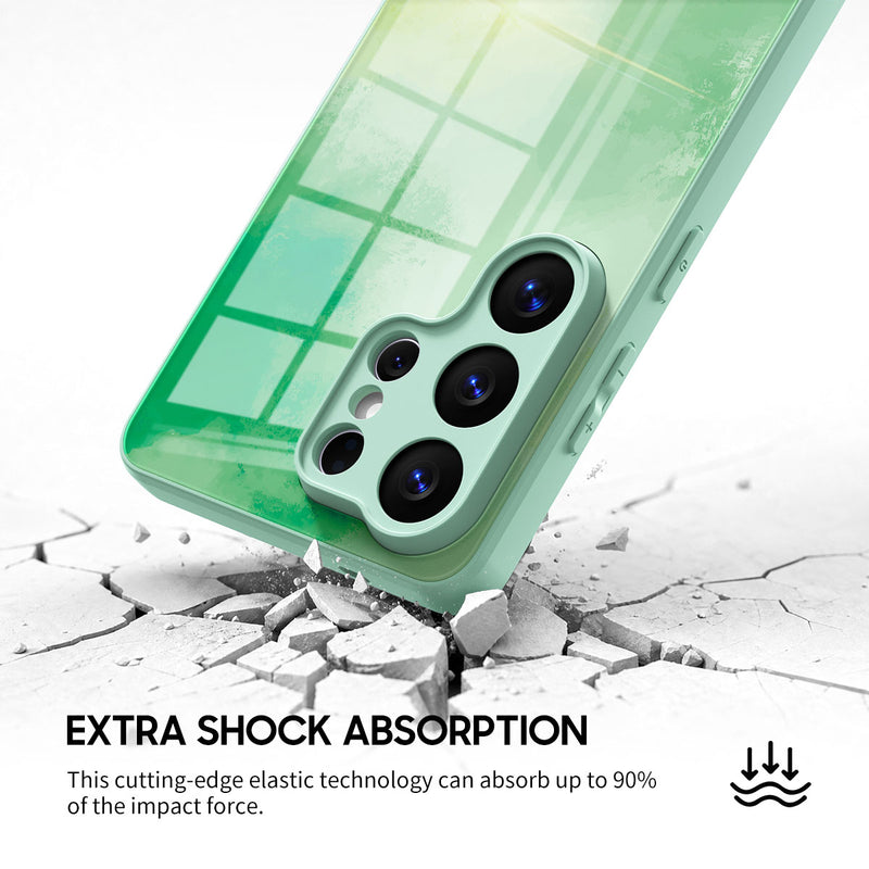 Green Shade - Samsung Glass Case