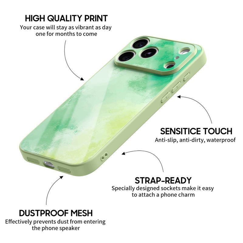 Green Shade - iPhone Glass Case