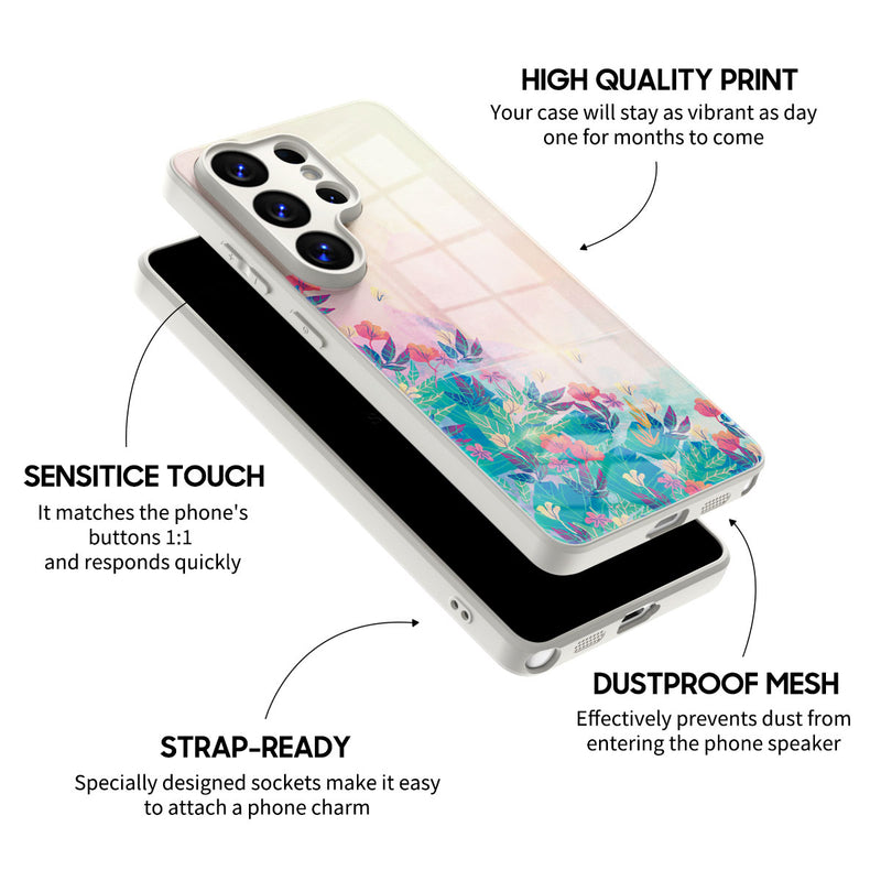Spring Feeling - Samsung Glass Case