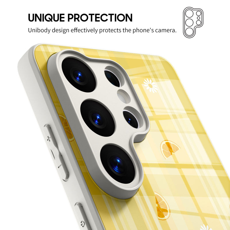 Lemony Freshness - Samsung Glass Case