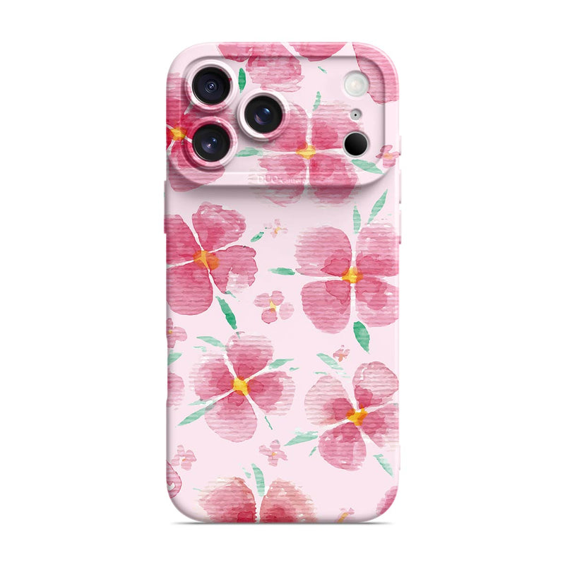Pink Peach Blossom - iPhone Silicone Case