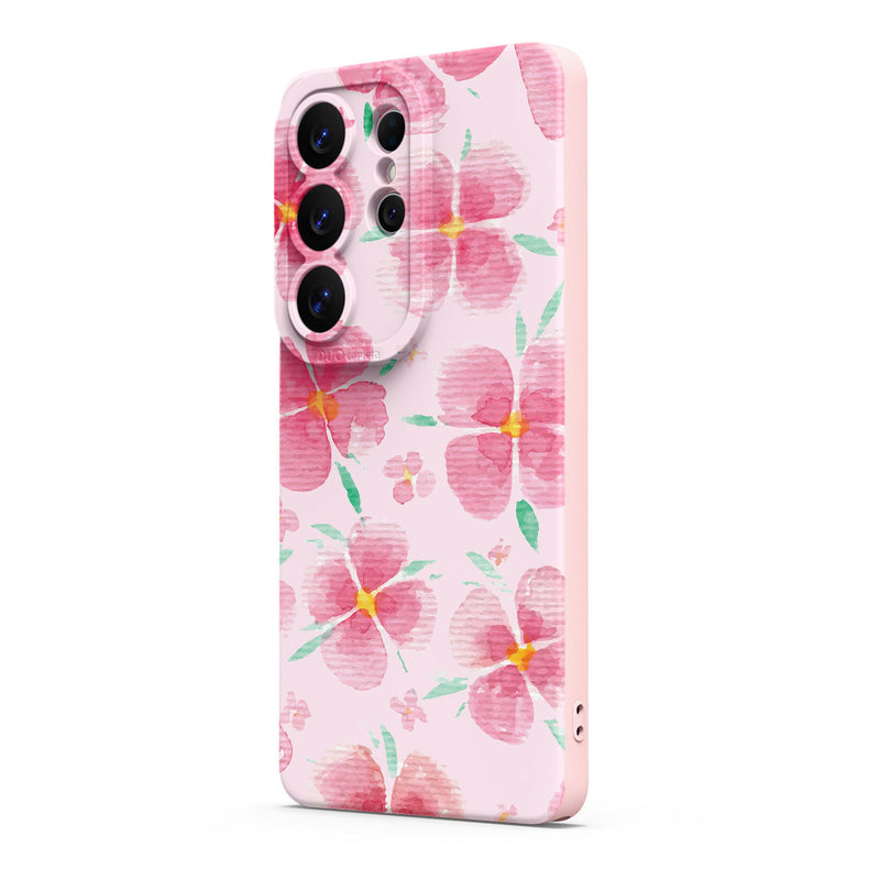 Pink Peach Blossom - Samsung Silicone Case