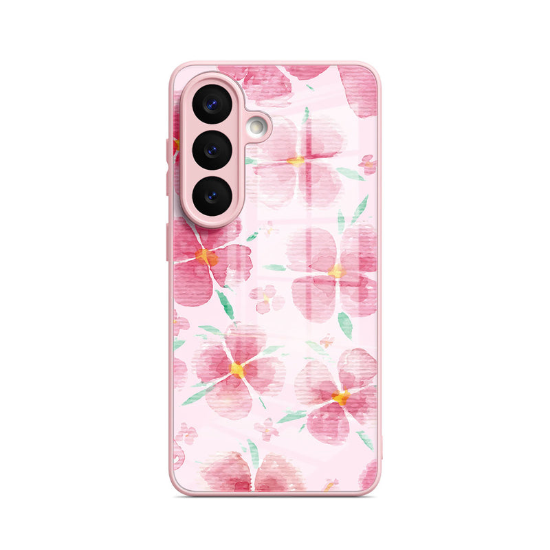 Pink Peach Blossom - Samsung Glass Case