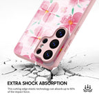 Pink Peach Blossom - Samsung Glass Case