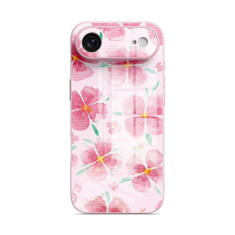 Pink Peach Blossom - iPhone Glass Case