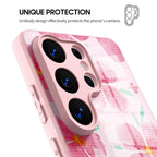 Pink Peach Blossom - Samsung Glass Case