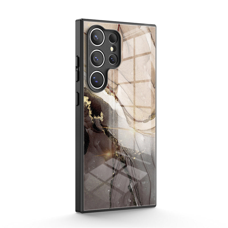 Elegant Brown - Samsung Glass Case Caselm