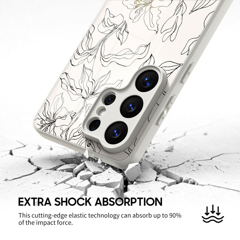 Flower of Purity - Samsung Glass Case