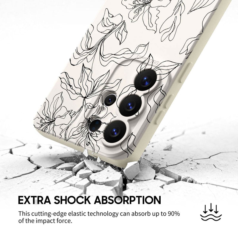 Flower of Purity - Samsung Silicone Case