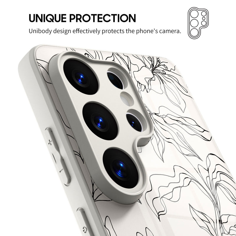 Flower of Purity - Samsung Glass Case