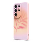 Pink Leaf - Samsung Silicone Case