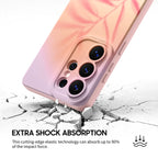 Pink Leaf - Samsung Silicone Case