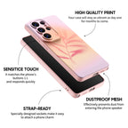 Pink Leaf - Samsung Silicone Case