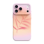 Pink Leaf - iPhone Silicone Case