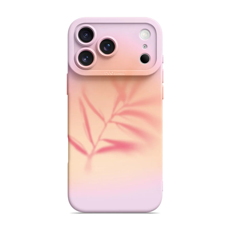 Pink Leaf - iPhone Silicone Case