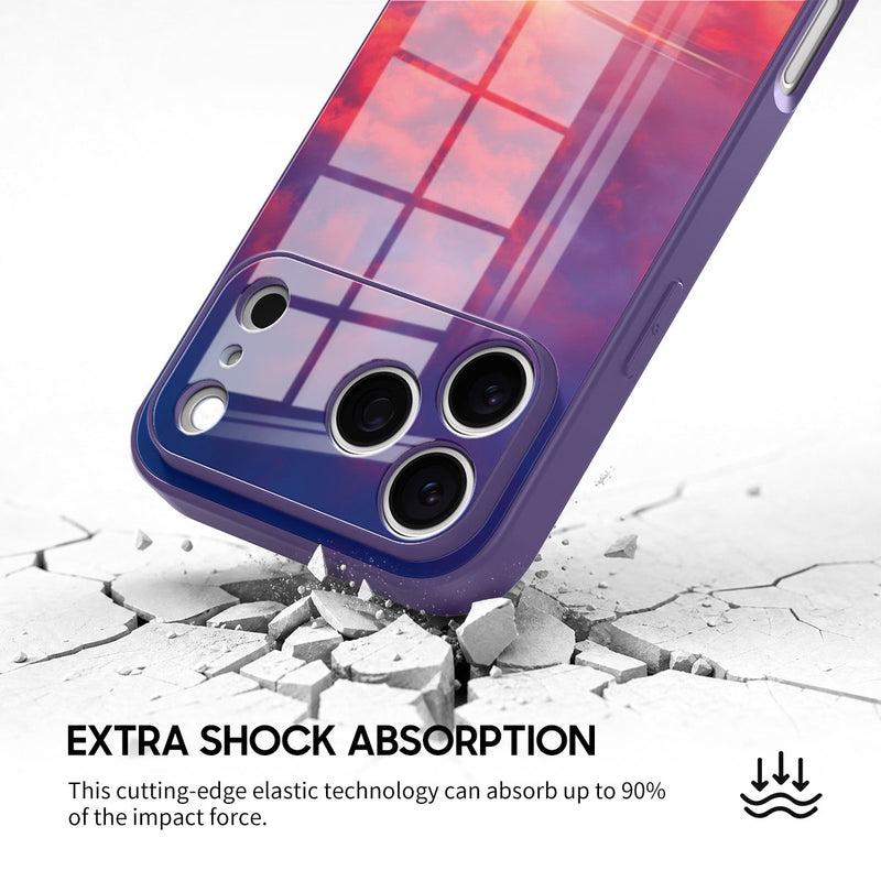 Sunset Glow - iPhone Glass Case