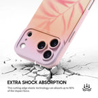 Pink Leaf - iPhone Silicone Case