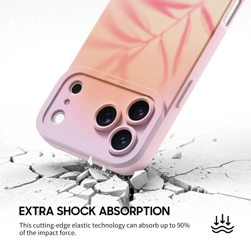 Pink Leaf - iPhone Silicone Case