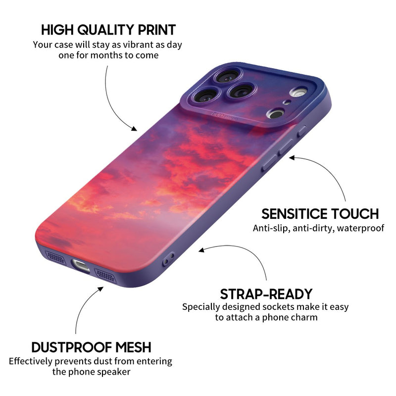 Sunset Glow - iPhone Silicone Case