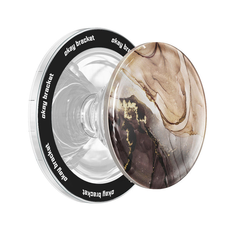 Elegant Brown - MagSafe AirBag Grip