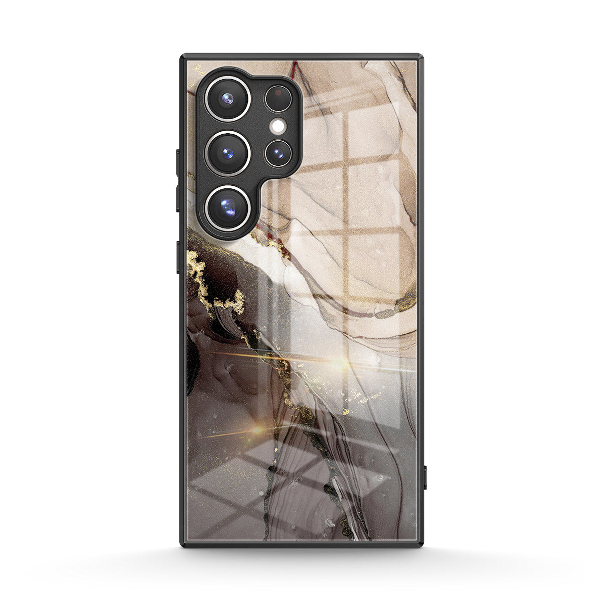 Elegant Brown - Samsung Glass Case