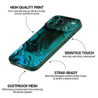 Staring Into Abyss - iPhone Silicone Case