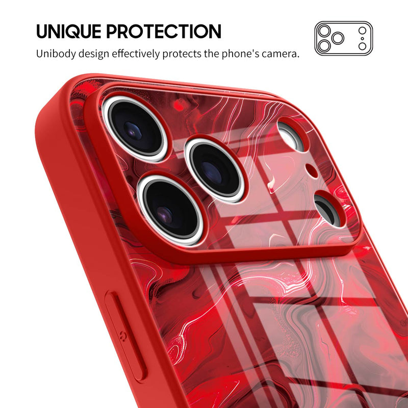Flowing Flame - iPhone Glass Case