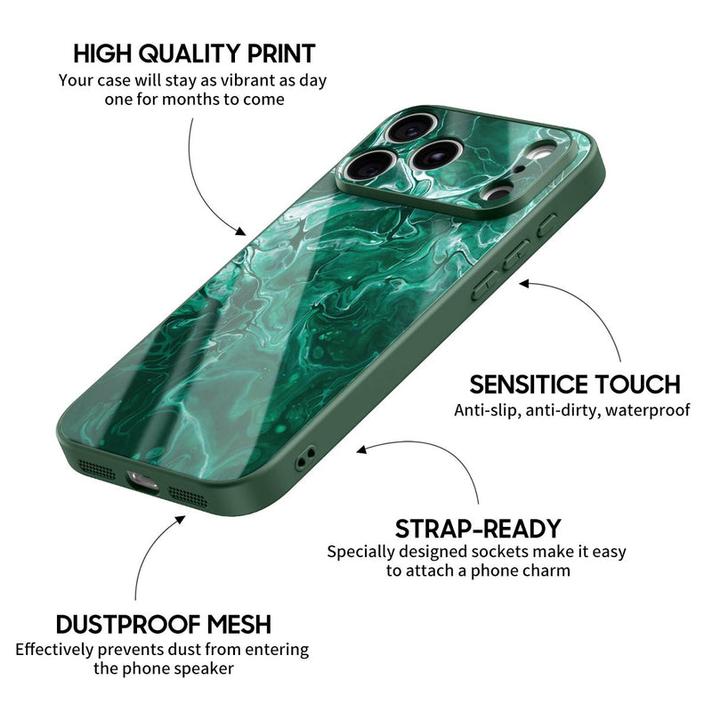 Turbulence - iPhone Glass Case