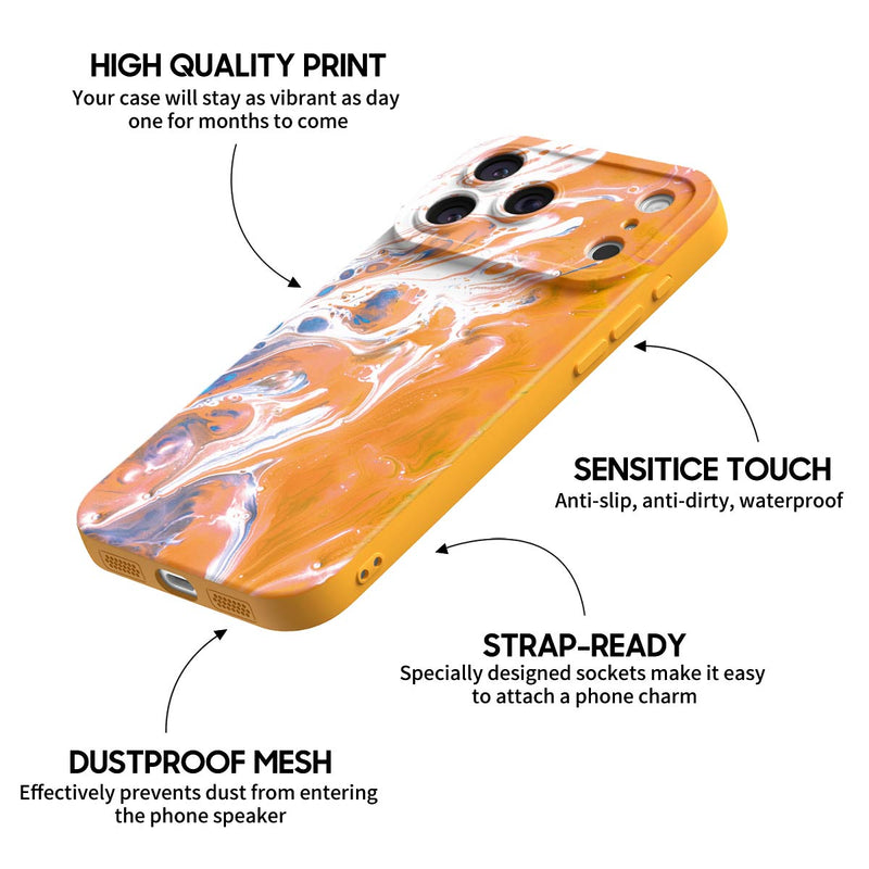 Flowing Light - iPhone Silicone Case