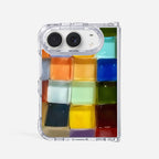 Jelly Square Brick - iPhone Crystal Clear Case