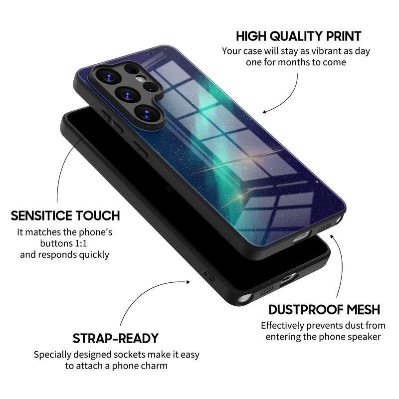 Ray Of Aurora - Samsung Glass Case