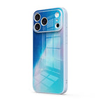 Blue Light Gradient - iPhone Glass Case