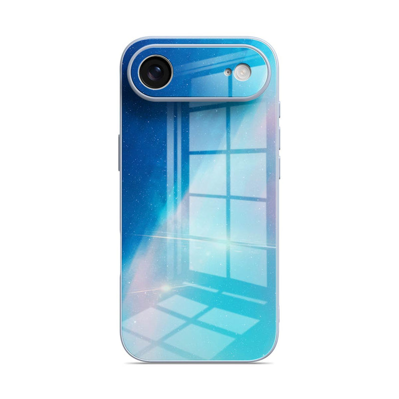Blue Light Gradient - iPhone Glass Case