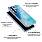 Blue Light Gradient - Samsung Glass Case