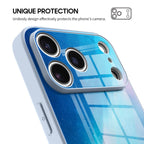 Blue Light Gradient - iPhone Glass Case