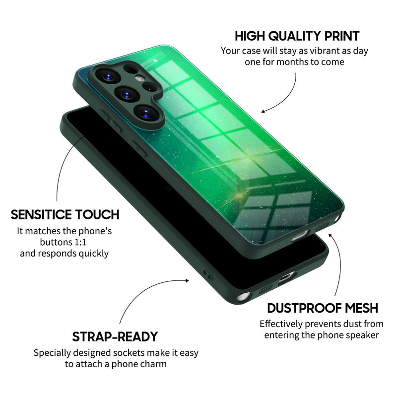 Polar Gradient - Samsung Glass Case