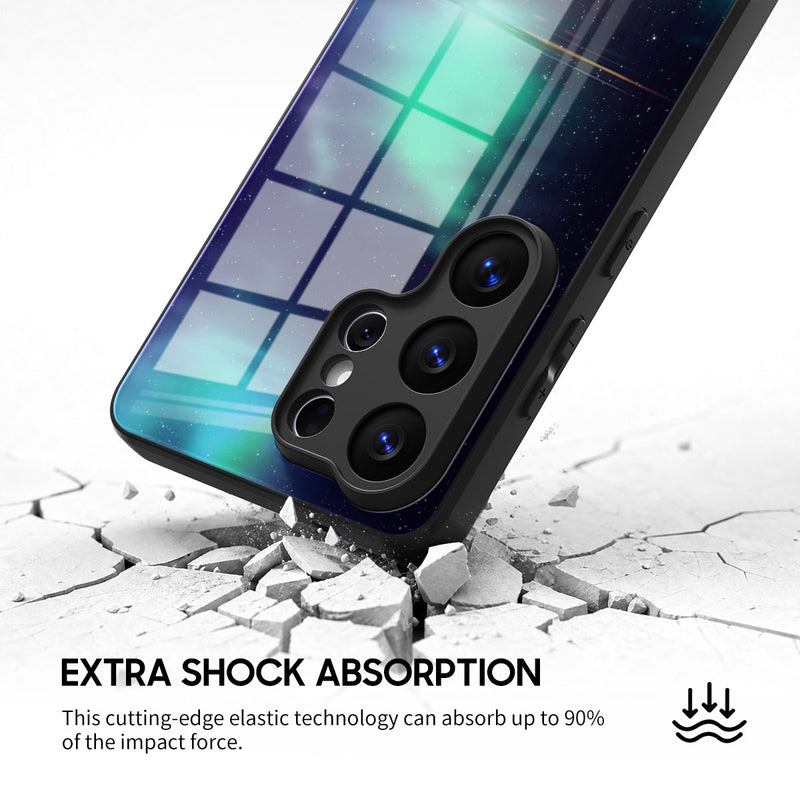 Light Follows Ghosting - Samsung Glass Case