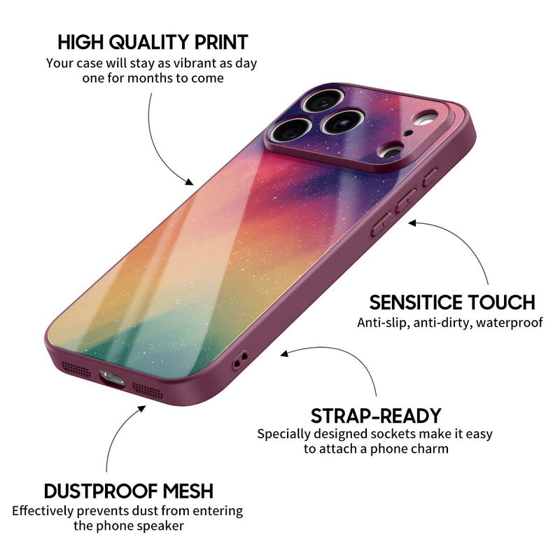 Polar Clouds-Dream - iPhone Glass Case
