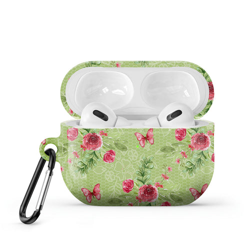 Butterfly Among Flowers - AirPods Case