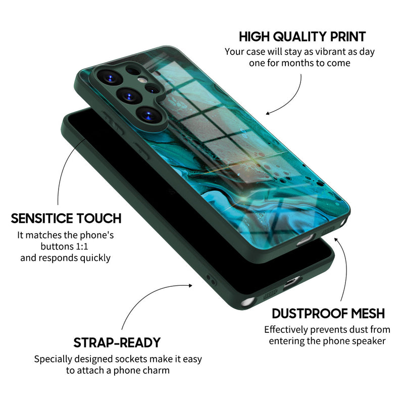 Staring Into Abyss - Samsung Glass Case