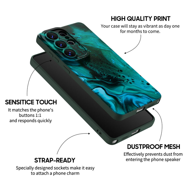 Staring Into Abyss - Samsung Silicone Case