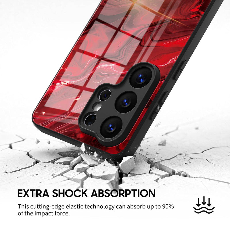 Flowing Flame - Samsung Glass Case