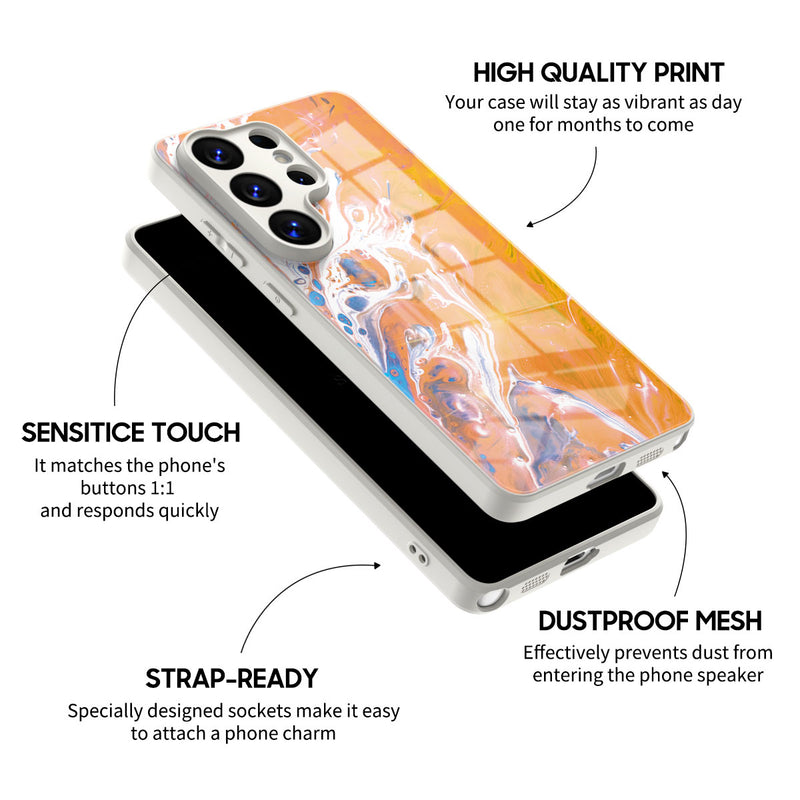 Flowing Light - Samsung Glass Case